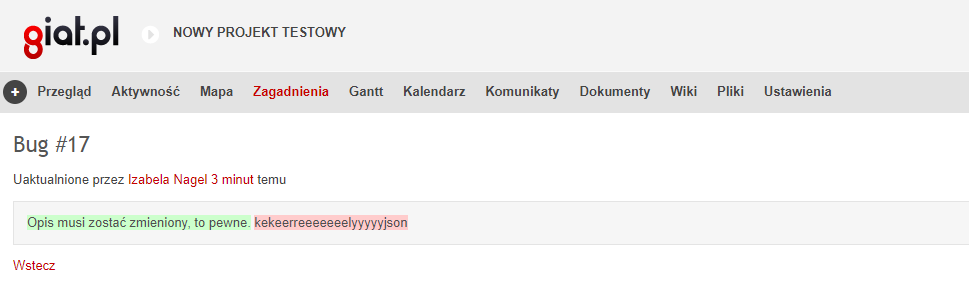 Redmine Przegladanie zagadnień i zarządzanie zagadnieniami